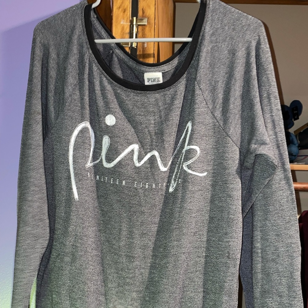 Grey Pink 1986 sweatshirt